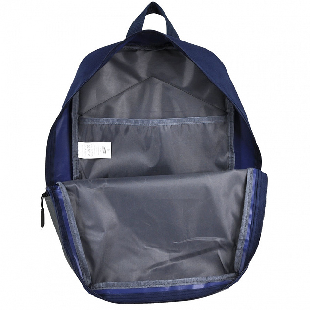 Рюкзак Eclat, т.синий/чёрный, 43 x 31 x 10 см, 100% полиэстер 600D с логотипом в Волгограде заказать по выгодной цене в кибермаркете AvroraStore