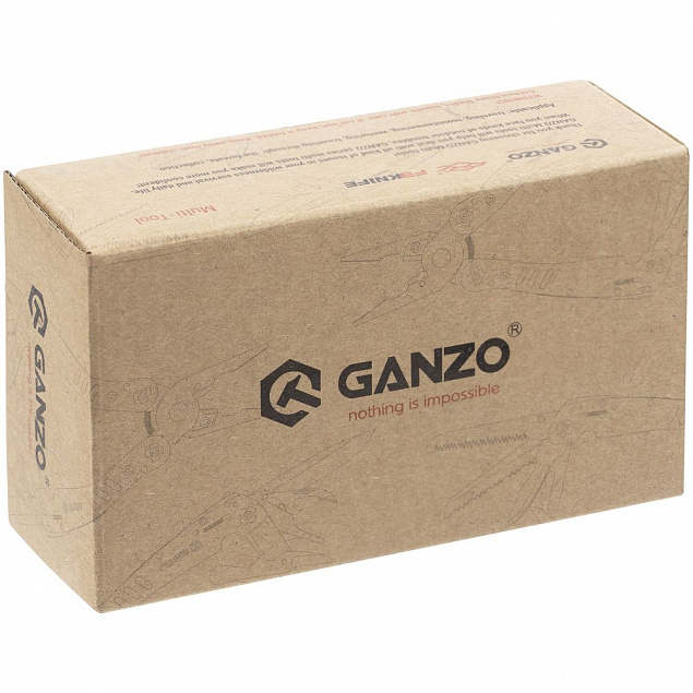 Мультитул Ganzo G202, серебристый с логотипом в Волгограде заказать по выгодной цене в кибермаркете AvroraStore