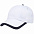 Бейсболка Honor, белая с темно-синим кантом с логотипом в Волгограде заказать по выгодной цене в кибермаркете AvroraStore
