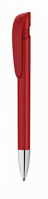 Ручка шариковая Yes F Si (красный) с логотипом в Волгограде заказать по выгодной цене в кибермаркете AvroraStore