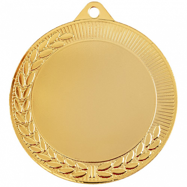 Медаль Regalia, большая, золотистая с логотипом в Волгограде заказать по выгодной цене в кибермаркете AvroraStore