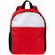 Детский рюкзак Comfit, белый с красным с логотипом в Волгограде заказать по выгодной цене в кибермаркете AvroraStore
