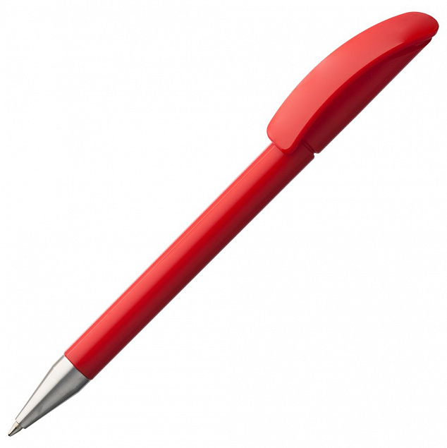 Ручка шариковая Prodir DS3 TPC, красная с логотипом в Волгограде заказать по выгодной цене в кибермаркете AvroraStore