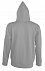 Толстовка мужская на молнии с капюшоном Seven Men 290, серый меланж с логотипом в Волгограде заказать по выгодной цене в кибермаркете AvroraStore