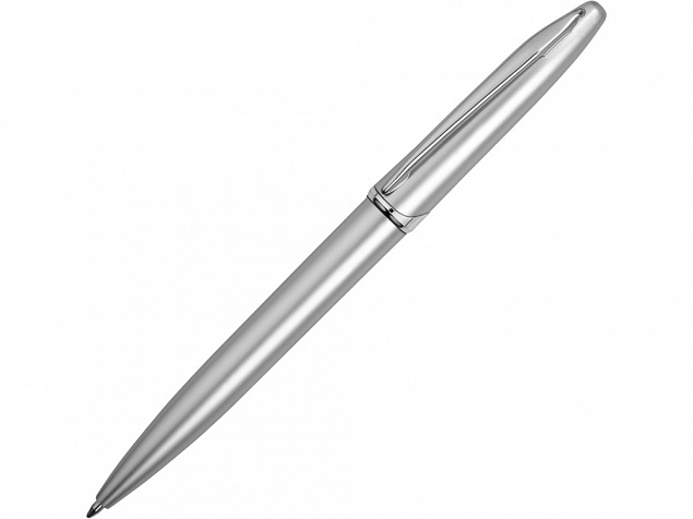 Ручка шариковая Империал, серебристый с логотипом в Волгограде заказать по выгодной цене в кибермаркете AvroraStore