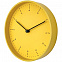 Часы настенные Cleo, желтые с логотипом в Волгограде заказать по выгодной цене в кибермаркете AvroraStore