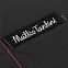 Зонт складной Lui, черный с красным с логотипом в Волгограде заказать по выгодной цене в кибермаркете AvroraStore