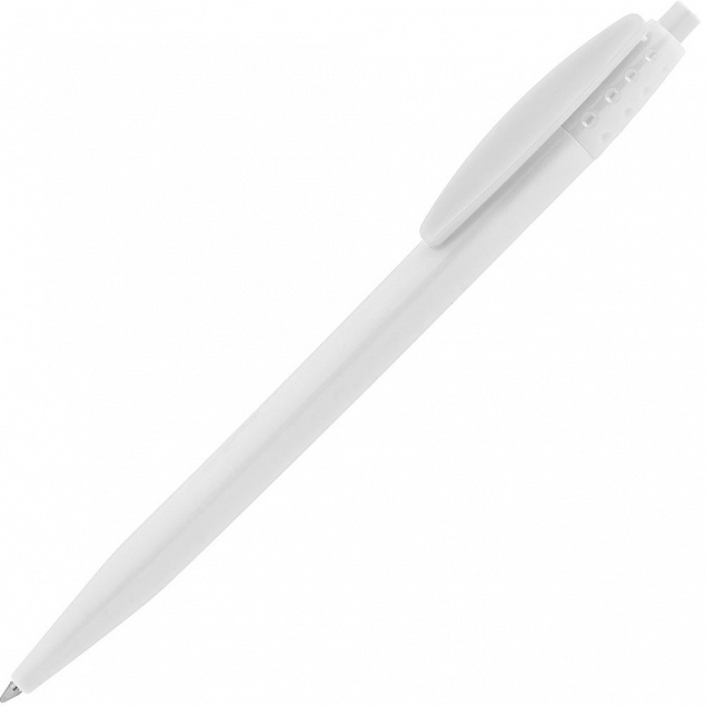 Ручка шариковая Champion ver.2, белая с логотипом в Волгограде заказать по выгодной цене в кибермаркете AvroraStore