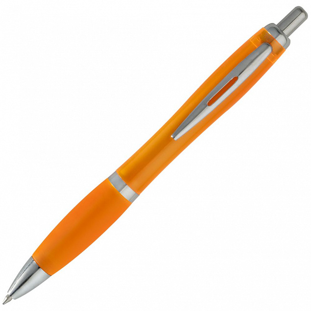 Ручка шариковая Venus, оранжевая с логотипом в Волгограде заказать по выгодной цене в кибермаркете AvroraStore
