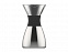 Кофеварка POUR OVER, 1000 мл, серебристый/черный с логотипом в Волгограде заказать по выгодной цене в кибермаркете AvroraStore