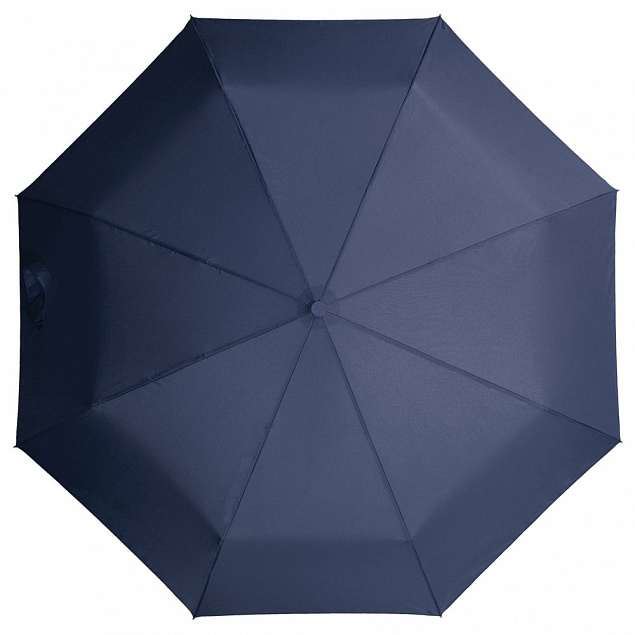 Зонт складной Light, темно-синий с логотипом в Волгограде заказать по выгодной цене в кибермаркете AvroraStore