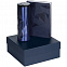 Набор Gems: ежедневник и термостакан, темно-синий с логотипом в Волгограде заказать по выгодной цене в кибермаркете AvroraStore