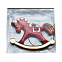 Ёлочная игрушка Лошадка (красный) с логотипом в Волгограде заказать по выгодной цене в кибермаркете AvroraStore