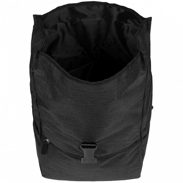 Рюкзак Packmate Roll, черный с логотипом в Волгограде заказать по выгодной цене в кибермаркете AvroraStore