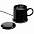 Кружка с подогревом и беспроводной зарядкой Dual Base ver. 2.0, черная с логотипом в Волгограде заказать по выгодной цене в кибермаркете AvroraStore