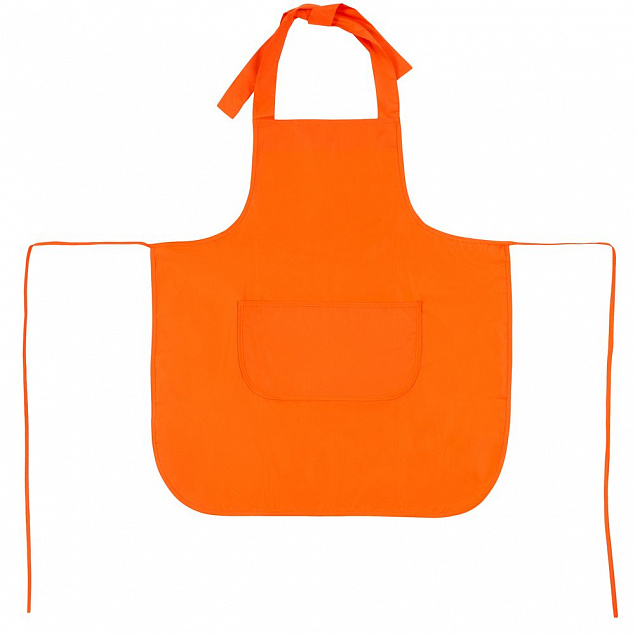 Фартук Neat, оранжевый с логотипом в Волгограде заказать по выгодной цене в кибермаркете AvroraStore