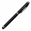 Шариковая ручка с лазерной указкой Supreme, черная с логотипом в Волгограде заказать по выгодной цене в кибермаркете AvroraStore