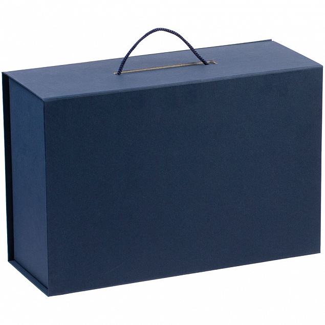 Коробка New Case, синяя с логотипом в Волгограде заказать по выгодной цене в кибермаркете AvroraStore