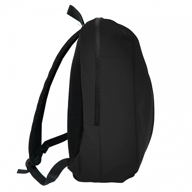 Рюкзак "Go", чёрный, 41 х 29 х15,5 см, 100%  полиуретан с логотипом в Волгограде заказать по выгодной цене в кибермаркете AvroraStore