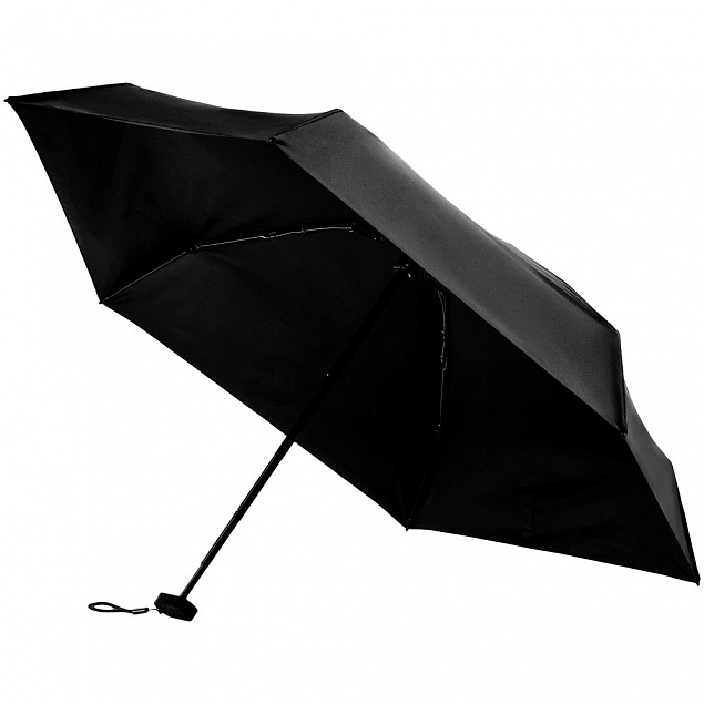 Зонт складной Color Action, в кейсе, черный с логотипом в Волгограде заказать по выгодной цене в кибермаркете AvroraStore
