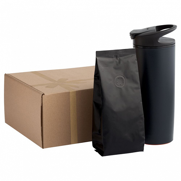 Кофе в зернах, в черной упаковке с логотипом в Волгограде заказать по выгодной цене в кибермаркете AvroraStore