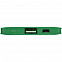 Внешний аккумулятор Easy Trick, 4000 мАч, зеленый с логотипом в Волгограде заказать по выгодной цене в кибермаркете AvroraStore