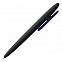 Ручка шариковая Prodir DS5 TRR-P Soft Touch, черная с логотипом в Волгограде заказать по выгодной цене в кибермаркете AvroraStore