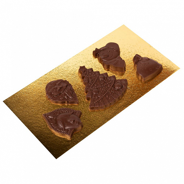 Набор фигурного шоколада Choco New Year на заказ с логотипом в Волгограде заказать по выгодной цене в кибермаркете AvroraStore