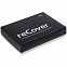Портмоне reCover с аккумулятором 4000 мАч, черное с логотипом в Волгограде заказать по выгодной цене в кибермаркете AvroraStore