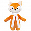 Мягкая игрушка Beastie Toys, лисенок с белым шарфом с логотипом в Волгограде заказать по выгодной цене в кибермаркете AvroraStore