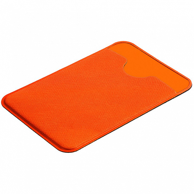 Чехол для карты на телефон Devon, оранжевый с логотипом в Волгограде заказать по выгодной цене в кибермаркете AvroraStore