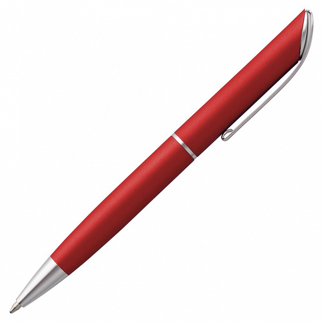 Ручка шариковая Glide, красная с логотипом в Волгограде заказать по выгодной цене в кибермаркете AvroraStore