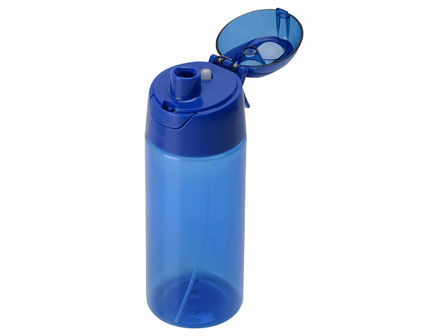 Спортивная бутылка с пульверизатором Spray, 600мл, Waterline, синий с логотипом в Волгограде заказать по выгодной цене в кибермаркете AvroraStore