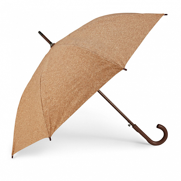 Ультралегкий 21-дюймовый зонт с чехлом,серый,коричневый с логотипом в Волгограде заказать по выгодной цене в кибермаркете AvroraStore