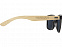 Sun Ray очки с бамбуковой оправой, черный с логотипом в Волгограде заказать по выгодной цене в кибермаркете AvroraStore