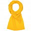 Шарф Yong, желтый с логотипом в Волгограде заказать по выгодной цене в кибермаркете AvroraStore