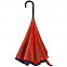 Зонт наоборот Style, трость, сине-красный с логотипом в Волгограде заказать по выгодной цене в кибермаркете AvroraStore