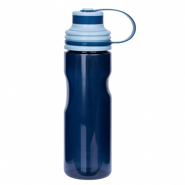 Спортивная бутылка для воды, Cort, 670 ml, синяя с логотипом в Волгограде заказать по выгодной цене в кибермаркете AvroraStore