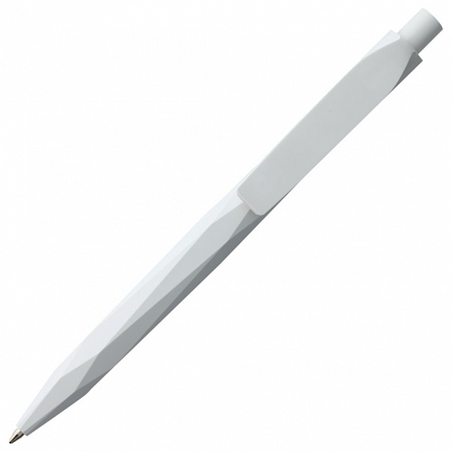 Ручка шариковая Prodir QS20 PMP-P, белая с логотипом в Волгограде заказать по выгодной цене в кибермаркете AvroraStore