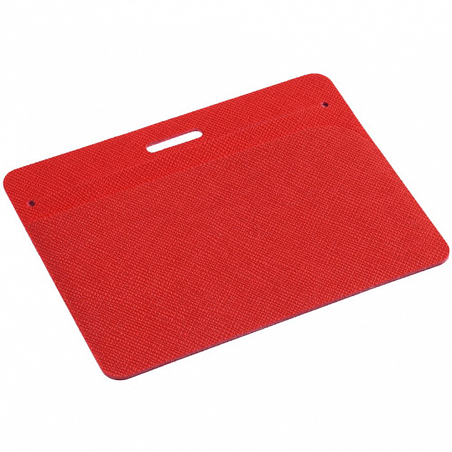 Чехол для карточки с ретрактором Devon, красный с логотипом в Волгограде заказать по выгодной цене в кибермаркете AvroraStore