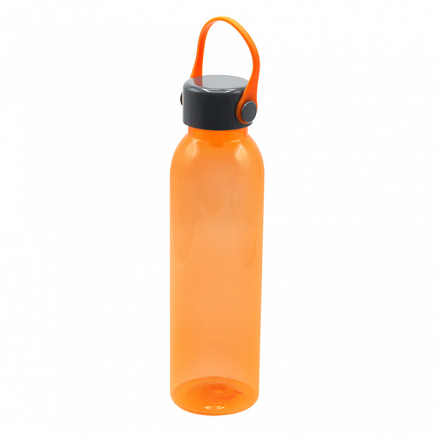 Пластиковая бутылка Chikka, оранжевый с логотипом в Волгограде заказать по выгодной цене в кибермаркете AvroraStore