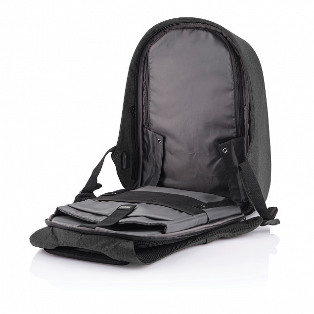 Антикражный рюкзак Bobby Hero Regular, черный с логотипом в Волгограде заказать по выгодной цене в кибермаркете AvroraStore