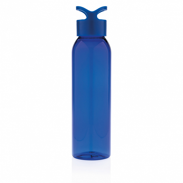 Герметичная бутылка для воды из AS-пластика, синяя с логотипом в Волгограде заказать по выгодной цене в кибермаркете AvroraStore