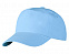 Бейсболка Unit Promo, голубая с логотипом в Волгограде заказать по выгодной цене в кибермаркете AvroraStore