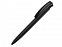 Ручка пластиковая шариковая трехгранная Trinity Gum soft-touch, черный с логотипом в Волгограде заказать по выгодной цене в кибермаркете AvroraStore