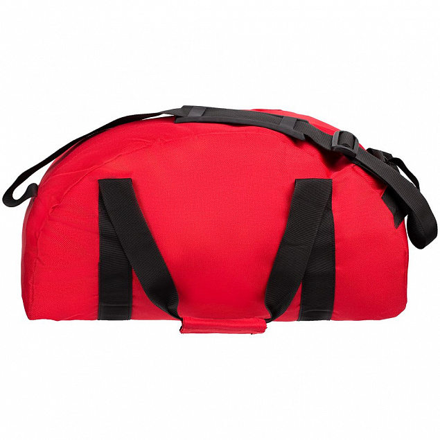Спортивная сумка Portage, красная с логотипом в Волгограде заказать по выгодной цене в кибермаркете AvroraStore