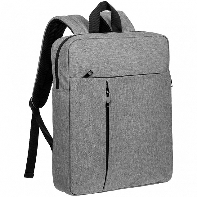 Рюкзак для ноутбука Burst Oneworld, серый с логотипом в Волгограде заказать по выгодной цене в кибермаркете AvroraStore