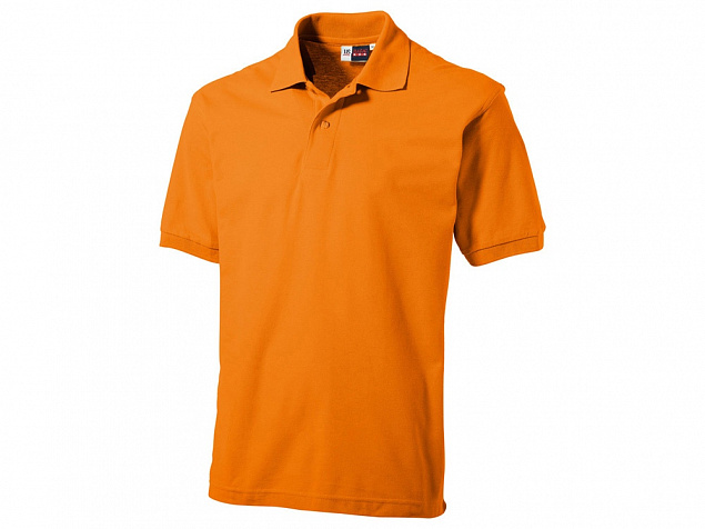 Рубашка поло Boston мужская, оранжевый с логотипом в Волгограде заказать по выгодной цене в кибермаркете AvroraStore