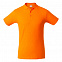 Рубашка поло мужская SURF, оранжевая с логотипом в Волгограде заказать по выгодной цене в кибермаркете AvroraStore