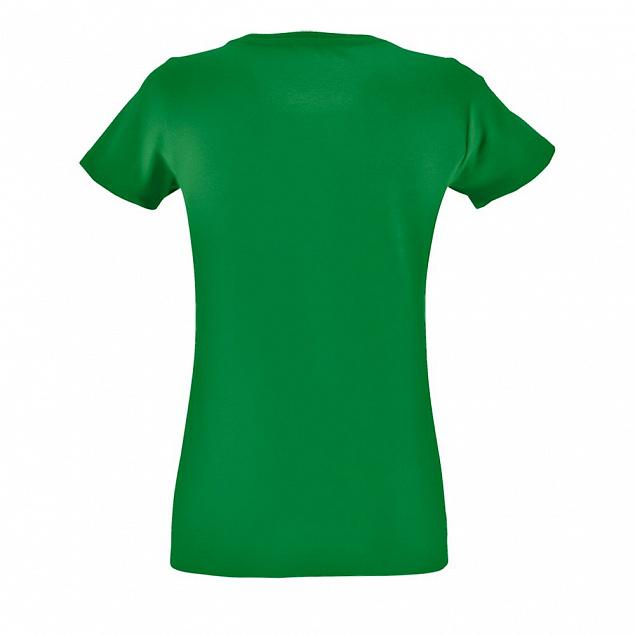 Футболка женская Regent Fit Women, ярко-зеленая с логотипом в Волгограде заказать по выгодной цене в кибермаркете AvroraStore